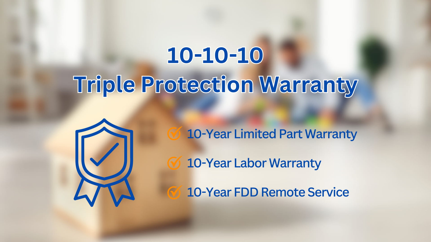 10-10-10 heat pump triple warranty